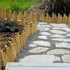 Vigoro Natural Pipe Organ 8 in. Bamboo Garden Fence -Vigoro Platers Store natural vigoro garden fencing 4477408 1f 1000