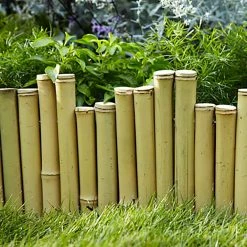 Vigoro Natural Pipe Organ 8 in. Bamboo Garden Fence -Vigoro Platers Store natural vigoro garden fencing 4477408 4f 1000