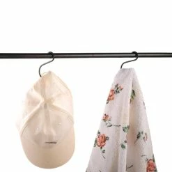 Vigoro 1.77 in. x 0.157 in. x 3.35 in. Black Metal Extender Hooks (2-Pack) -Vigoro Platers Store powder coating vigoro plant hangers 541117 77 1000