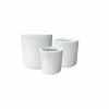 KANTE 15.8 in. x 12.9 in. & 9.8 in. W Round Pure White Concrete/Fiberglass Indoor Outdoor Modern Seamless Planters (Set of 3) -Vigoro Platers Store pure white kante plant pots osc0119abc c80011 64 1000
