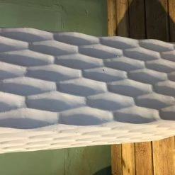 KANTE 23.6 in. H Square Pure White Concrete/Fiberglass Indoor Outdoor Elegant Retro Tall Planter -Vigoro Platers Store pure white kante plant pots osf0202b c80011 44 1000