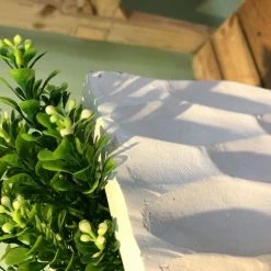 KANTE 27.6 in. H Square Pure White Concrete/Fiberglass Indoor Outdoor Elegant Retro Tall Planter -Vigoro Platers Store pure white kante plant pots osf0202c c80011 4f 1000