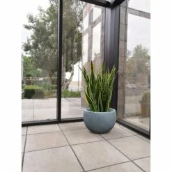 KANTE 12 in. W Round Slate Gray Concrete/Fiberglass Indoor Outdoor Modern Seamless Bowl Planter 14 KANTE 12 in. W Round Slate Gray Concrete/Fiberglass Indoor Outdoor Modern Seamless Bowl Planter -Vigoro Platers Store slate gray kante plant pots osc0049a c60611 fa 1000
