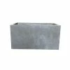 KANTE 23 in. L Rectangular Slate Gray Concrete/Fiberglass Indoor Outdoor Modern Planter 1 KANTE 23 in. L Rectangular Slate Gray Concrete/Fiberglass Indoor Outdoor Modern Planter -Vigoro Platers Store slate gray kante plant pots osf0104a c60611 64 1000