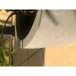 KANTE 9 in. Tall Slate Gray Lightweight Concrete Modern Outdoor Round Planter 11 KANTE 9 in. Tall Slate Gray Lightweight Concrete Modern Outdoor Round Planter -Vigoro Platers Store slate gray kante plant pots rc0050a c60611 44 1000