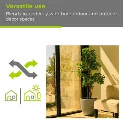 KANTE 12 in. Tall Slate Gray Lightweight Concrete Round Modern Outdoor Planter -Vigoro Platers Store slate gray kante plant pots rc0050b c60611 76 1000