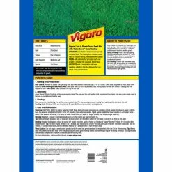 Vigoro 20 lbs. Sun and Shade Grass Seed Mix with Water Saver Seed Coating -Vigoro Platers Store vigoro grass seed 25687 40 1000