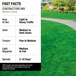 Vigoro 20 lbs. Contractor's Grass Seed Northern Mix with Water Saver Seed Coating -Vigoro Platers Store vigoro grass seed 25691 fa 1000