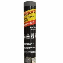Vigoro 4 ft. x 100 ft. Heavy-Duty Polyester Weed Barrier Landscape Fabric -Vigoro Platers Store vigoro landscape fabric 2549rv 66 1000