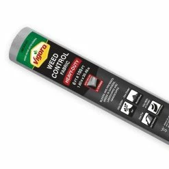 Vigoro 6 ft. x 100 ft. 2 oz. Black Flatbond (Non-Woven) Weed Barrier -Vigoro Platers Store vigoro landscape fabric 46617 a0 1000