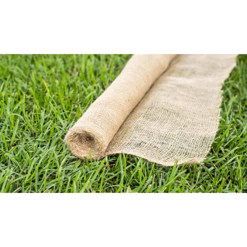 Vigoro 3 ft. x 24 ft. 100% Natural Burlap Landscape Fabric 5 Vigoro 3 ft. x 24 ft. 100% Natural Burlap Landscape Fabric - Image 3