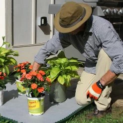 Vigoro 4 ft. x 100 ft. Matrix Grid Heavy-Duty Landscape Fabric (4-Pack) -Vigoro Platers Store vigoro landscape fabric vpnm410085 4pk fa 1000