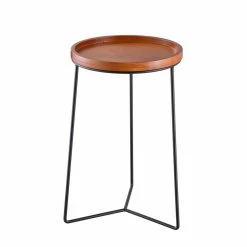 Vigoro 19 in. Triangle Base Wood Top Plant Stand 13 Vigoro 19 in. Triangle Base Wood Top Plant Stand -Vigoro Platers Store vigoro plant stands 710174810 fa 1000