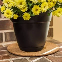 Vigoro 10 in. Cork Mat 12 Vigoro 10 in. Cork Mat -Vigoro Platers Store vigoro planter saucers cm10phbdi 44 1000