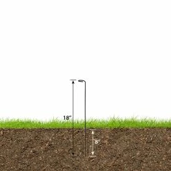 Vigoro 18 in. H x 1.50 in. W Steel Plant Prop -Vigoro Platers Store vigoro tomato cages 611872 hd 4f 1000