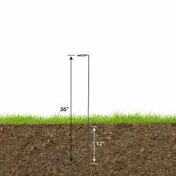 Vigoro 36 in. H x 2.24 in. W Metal Plant Prop -Vigoro Platers Store vigoro tomato cages 613672 hd c3 1000