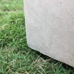 KANTE 23 in. L Rectangular Weathered Concrete/Fiberglass Indoor Outdoor Elegant Long Planter -Vigoro Platers Store weathered concrete kante plant pots osf0104a c80021 2 1f 1000