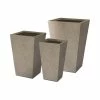 KANTE 24.4", 18" &15.7"H Weathered Finish Concrete Tall Planter Set of 3, Large Outdoor Indoor w/ Drainage Hole & Rubber Plug 1 KANTE 24.4", 18" &15.7"H Weathered Finish Concrete Tall Planter Set of 3, Large Outdoor Indoor w/ Drainage Hole & Rubber Plug -Vigoro Platers Store weathered concrete kante plant pots rf2015017cde c80021 2 64 1000