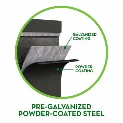 Vigoro Stand Up Steel Raised Garden Planter with Liner -Vigoro Platers Store white vigoro elevated garden beds 82230hd 1f 1000